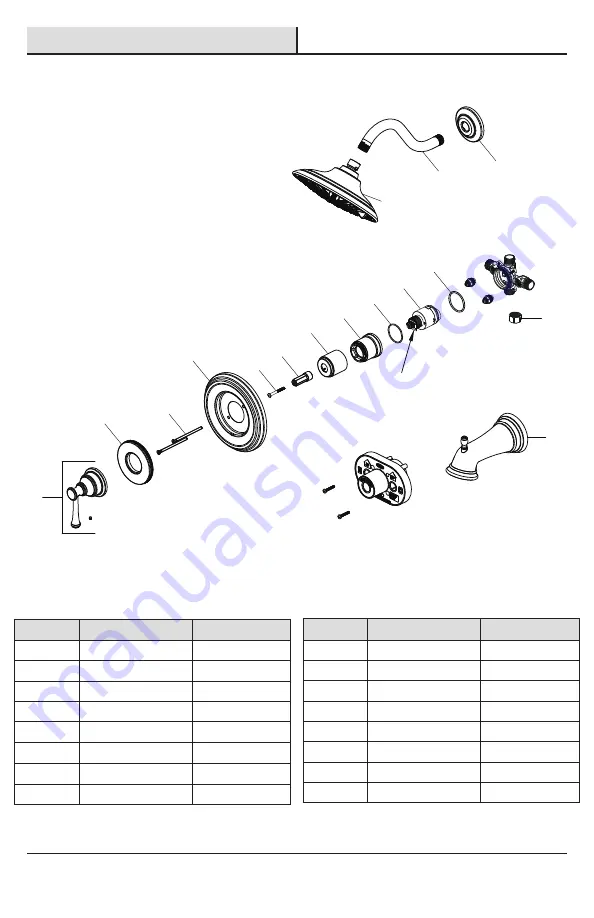 Glacier bay 1003421140 Installation And Care Manual Download Page 16