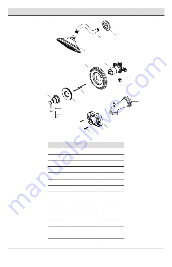 Glacier bay 1003421140 Installation And Care Manual Download Page 23