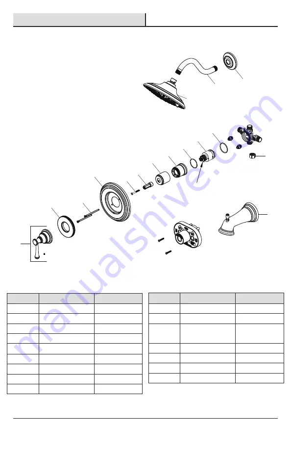 Glacier bay 1003421140 Installation And Care Manual Download Page 33