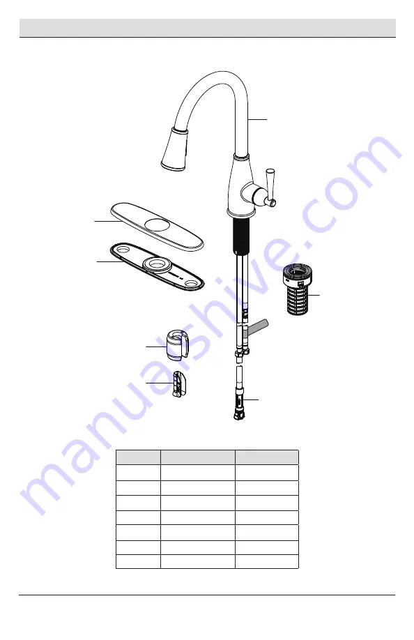 Glacier bay 1004509598 Installation And Care Manual Download Page 3