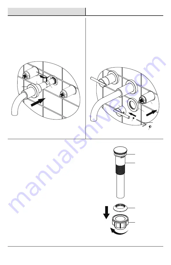 Glacier bay 1005024391 Installation And Care Manual Download Page 6