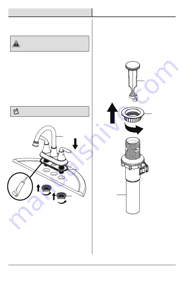 Glacier bay 1005889539 Installation And Care Manual Download Page 4