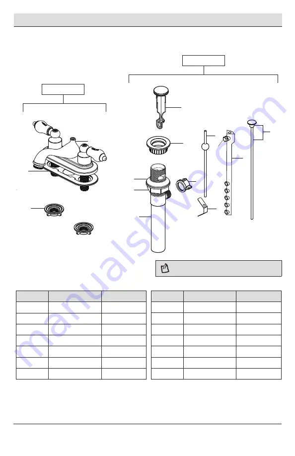 Glacier bay 102823 Installation And Care Manual Download Page 3