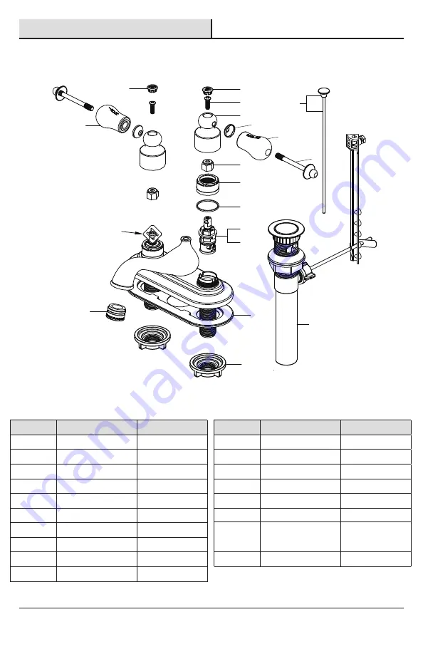 Glacier bay 102823 Installation And Care Manual Download Page 19