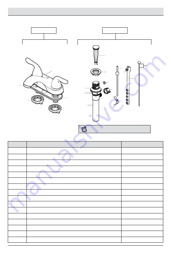 Glacier bay 217-251 Installation And Care Manual Download Page 13