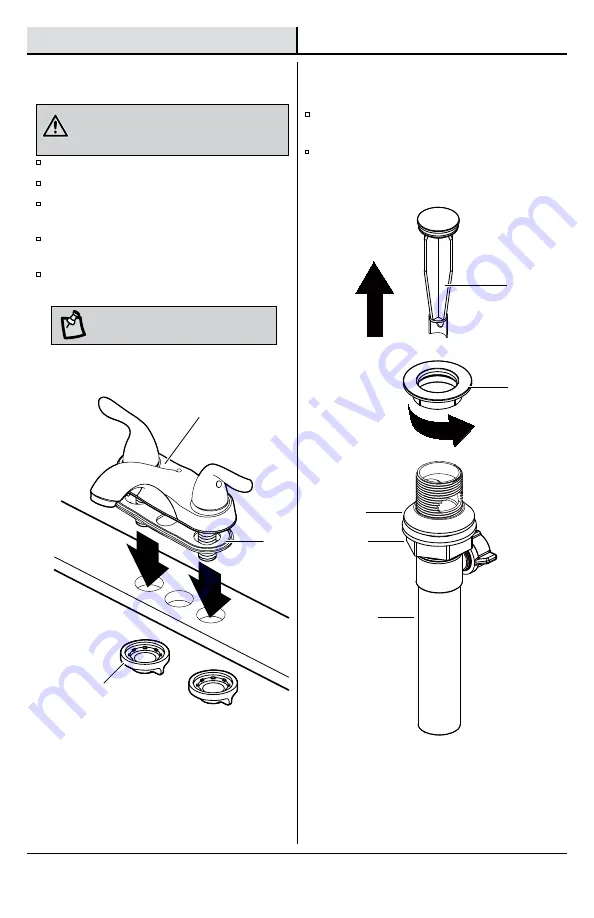 Glacier bay 217-251 Installation And Care Manual Download Page 14