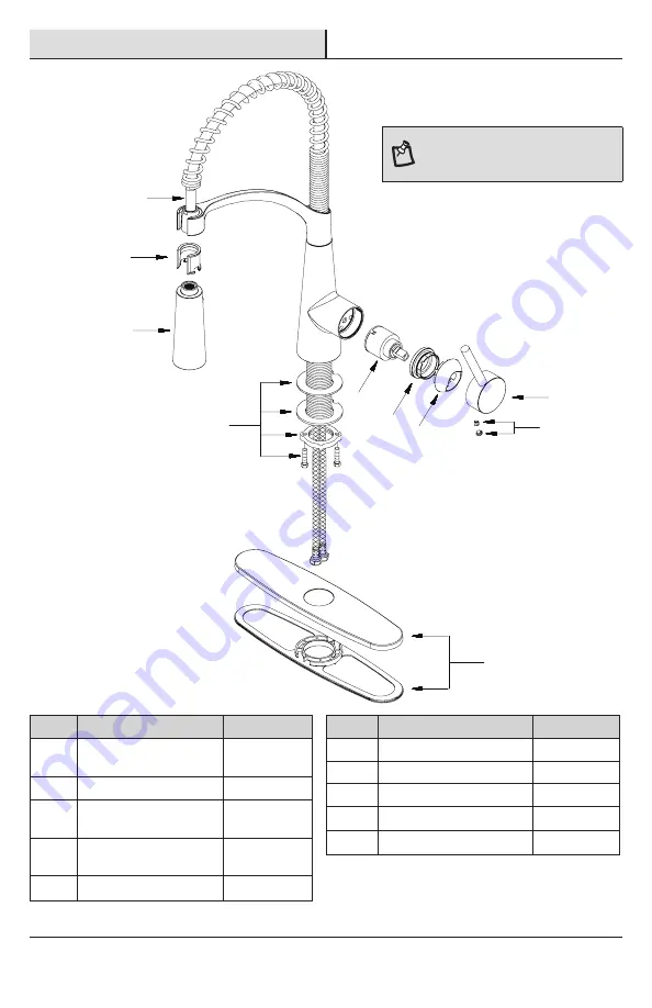 Glacier bay 305537759 Installation And Care Manual Download Page 18