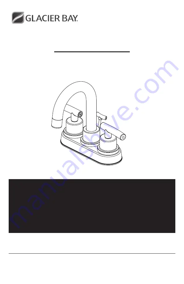 Glacier bay 67730W-6101 Installation And Care Manual Download Page 12