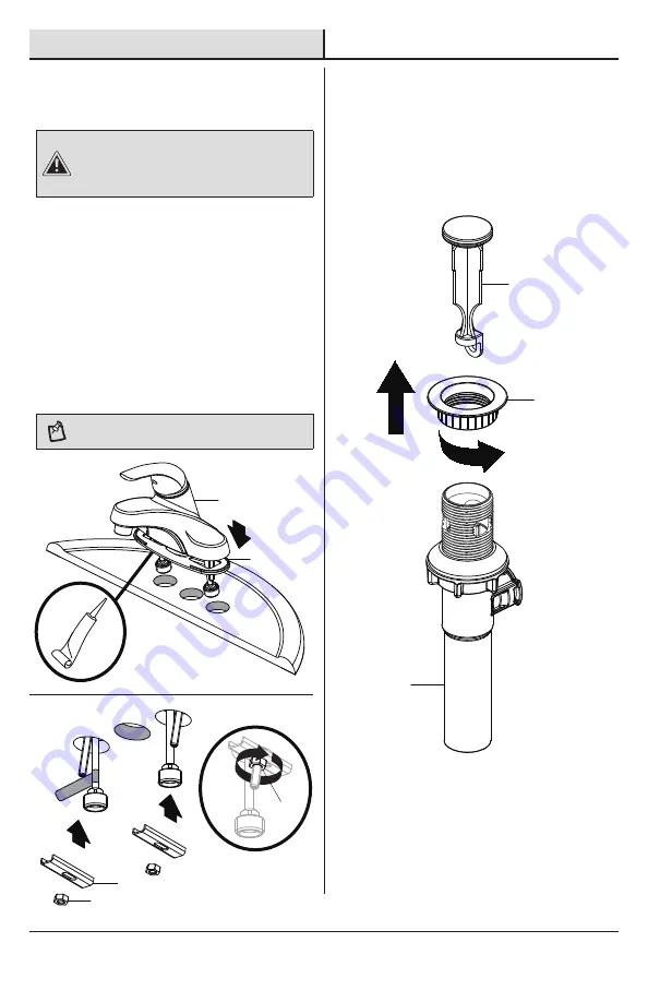 Glacier bay ARAGON 1002226981 Installation And Care Manual Download Page 15