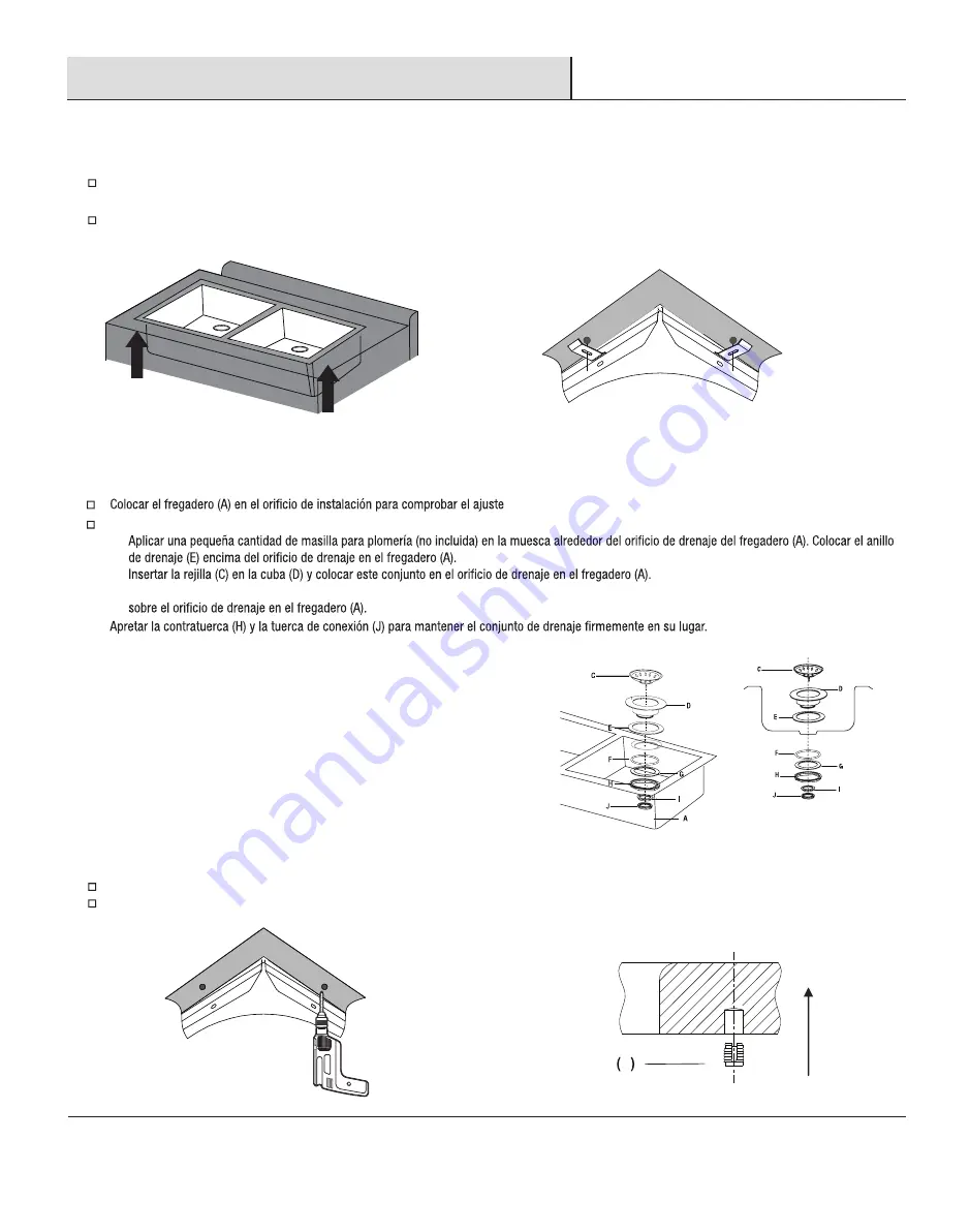 Glacier bay FSU1Z2719A1 SA1 Скачать руководство пользователя страница 20