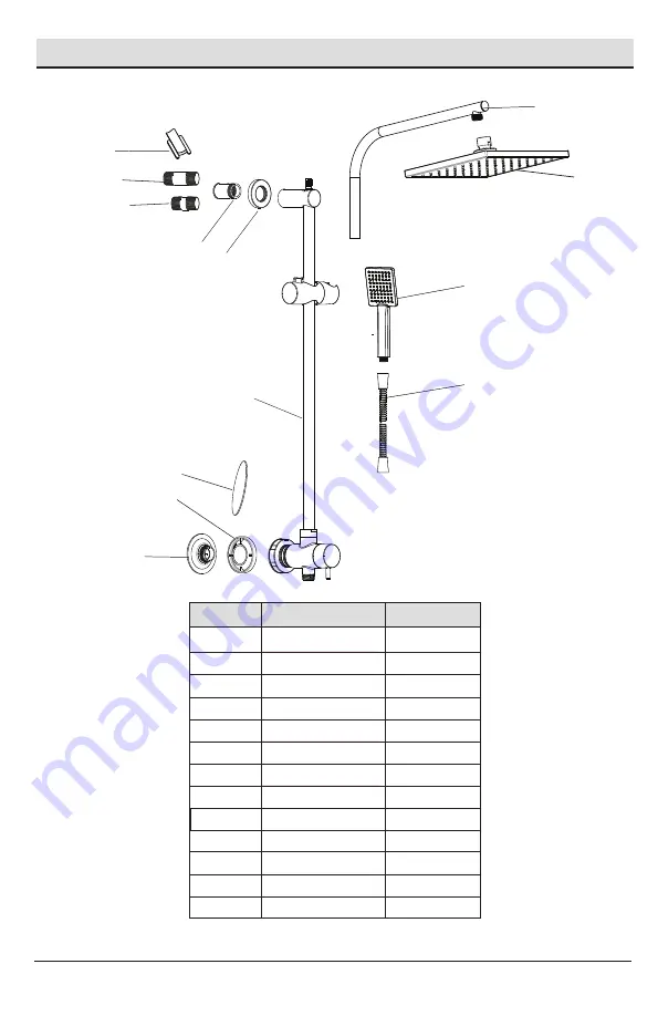 Glacier bay HD58101-X5101 Скачать руководство пользователя страница 5