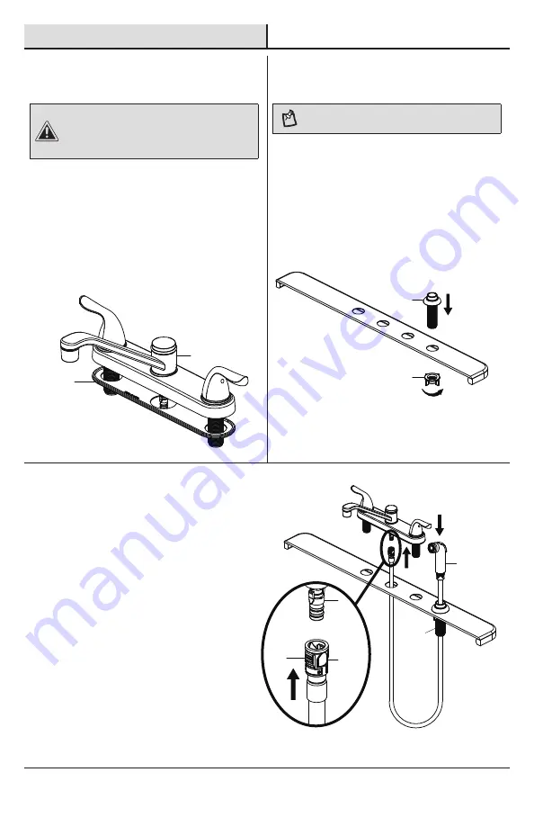 Glacier bay HD67099-0B01 Installation And Care Manual Download Page 13