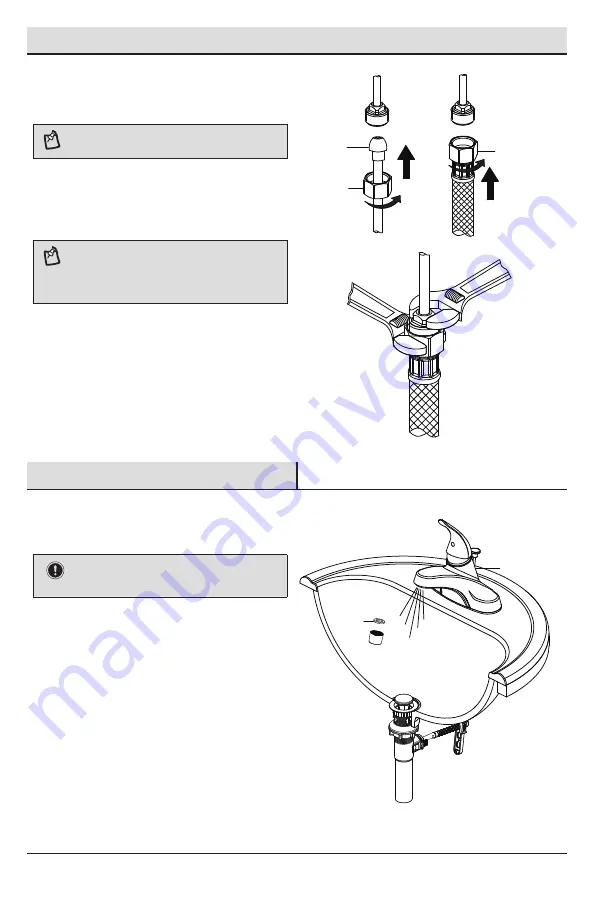 Glacier bay HD67211W-6204 Installation And Care Manual Download Page 19