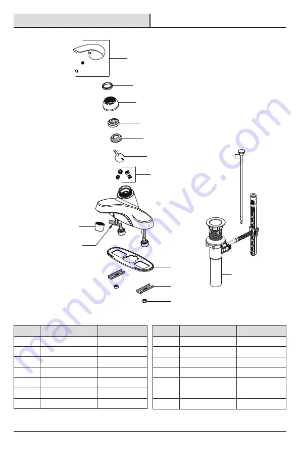 Glacier bay HD67211W-6204 Installation And Care Manual Download Page 21