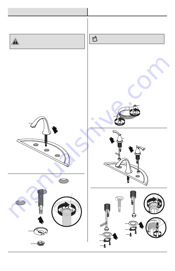 Glacier bay HD67392W-6027D Скачать руководство пользователя страница 4