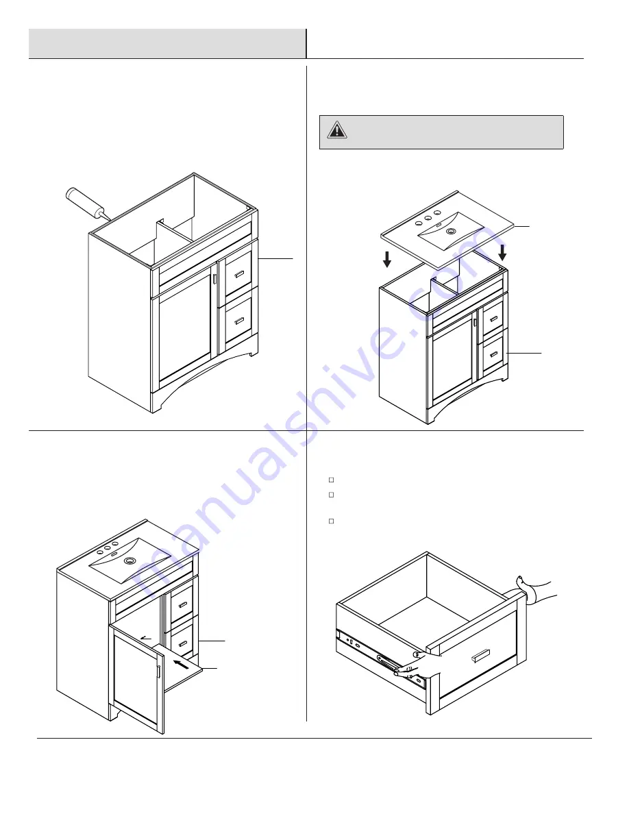 Glacier bay ROCARA ROCVGY3018D Use And Care Manual Download Page 4