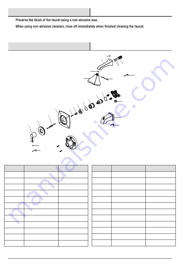 Glacier #873W-30014 Use And Care Manual Download Page 13