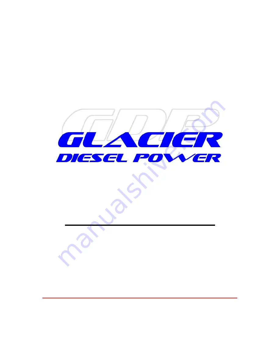 Glacier Air-Boss 67 Intake Plenum Installation Instructions Manual Download Page 1