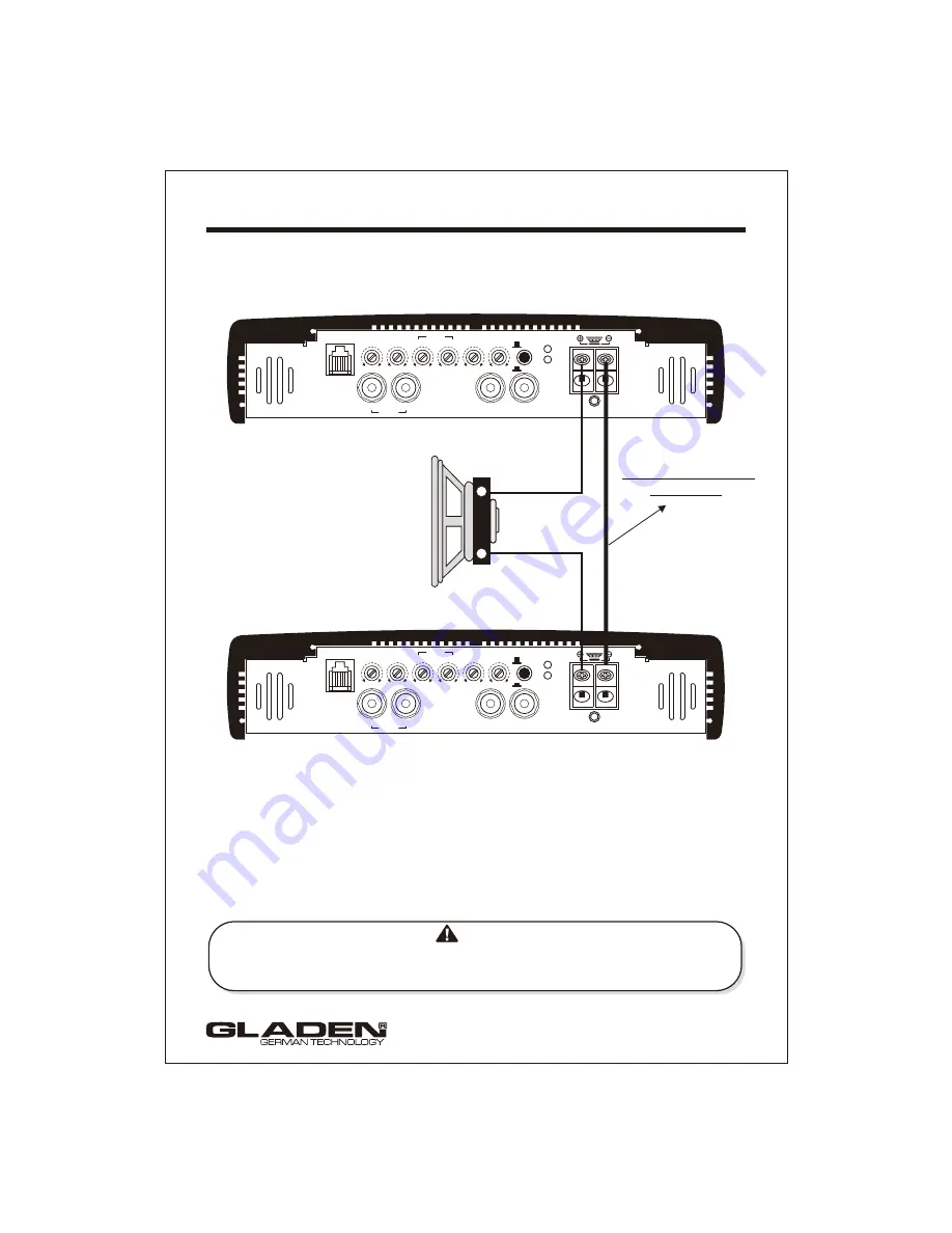 Gladen SPL 3000c1 Скачать руководство пользователя страница 6