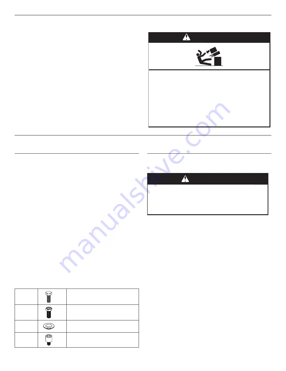 Gladiator GATC4115JG Assembly Instructions Manual Download Page 4