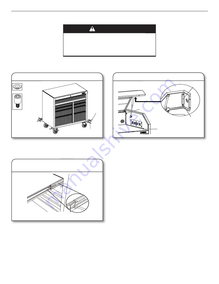 Gladiator GATC4115JG Assembly Instructions Manual Download Page 6