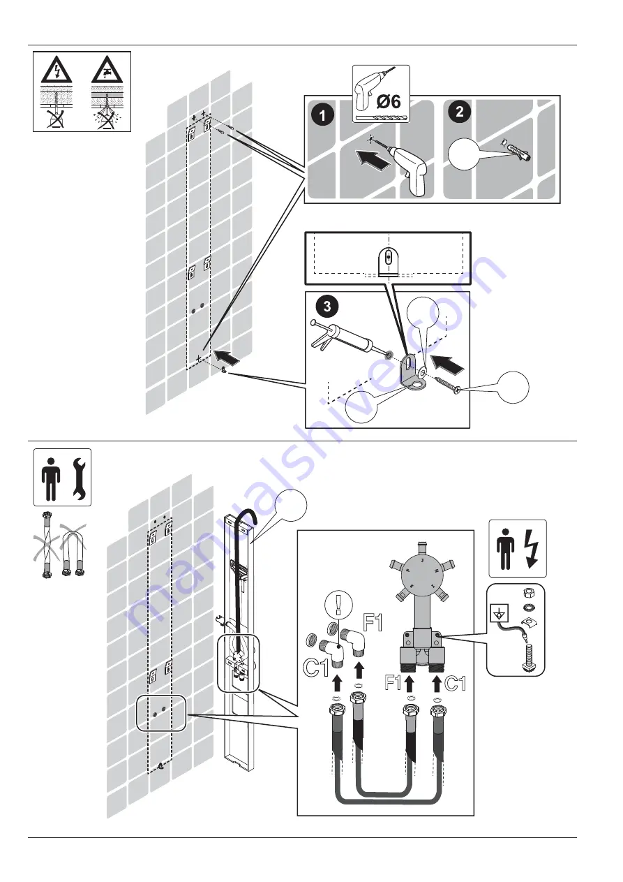 glass 1989 NONSOLODOCCIA SHOWER Installation, Operation & Maintenance Manual Download Page 26