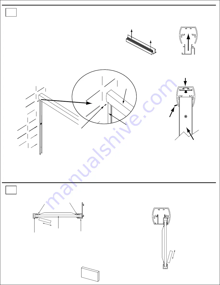 GlassCrafters EPIC By-Pass Sliding Doors Installation Instructions Manual Download Page 9