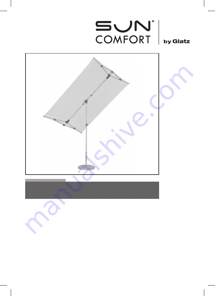 Glatz SUN COMFORT FLEX ROOF Скачать руководство пользователя страница 1