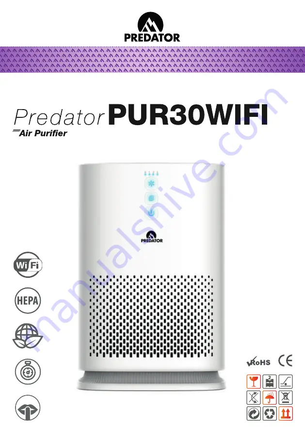 Glaziar Predator PUR30WIFI Instructions For Use Manual Download Page 1