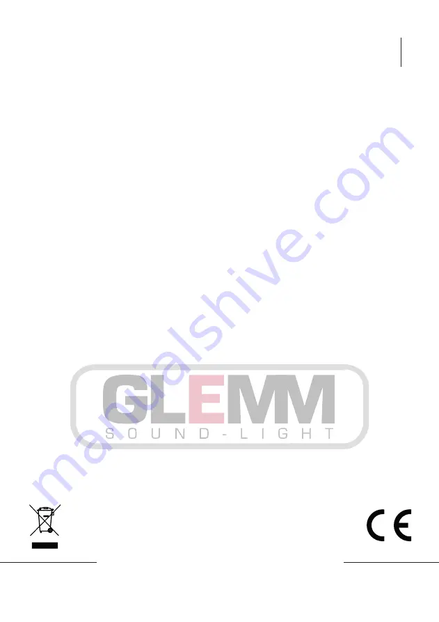 GLEMM SUB 3115A Instruction Manual Download Page 8