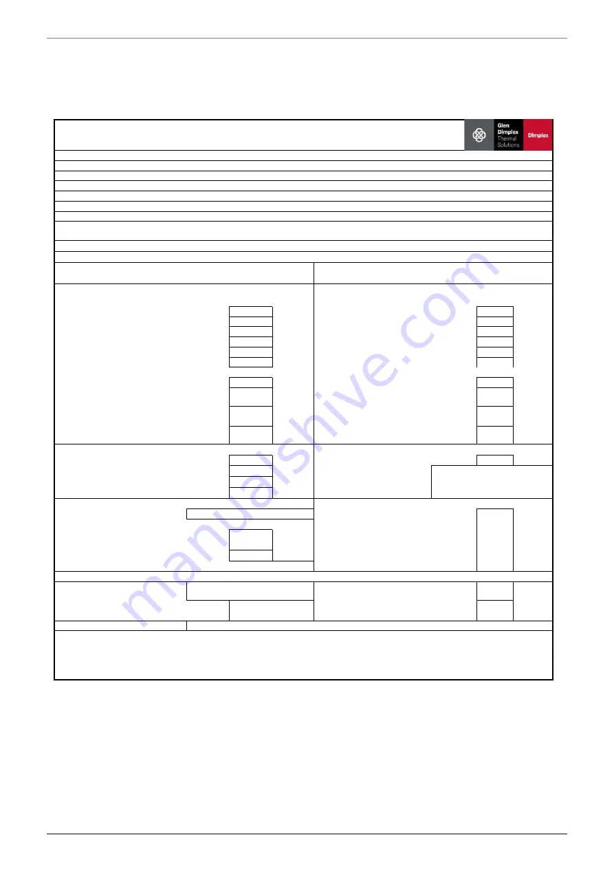 Glen Dimplex 041HOIAOW2 Скачать руководство пользователя страница 32