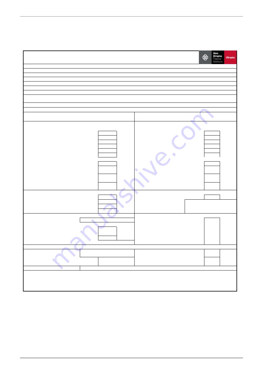 Glen Dimplex 16CHCIAOC6 Скачать руководство пользователя страница 36