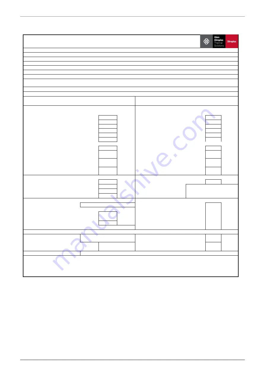 Glen Dimplex 16CHCIAOC6 Скачать руководство пользователя страница 37