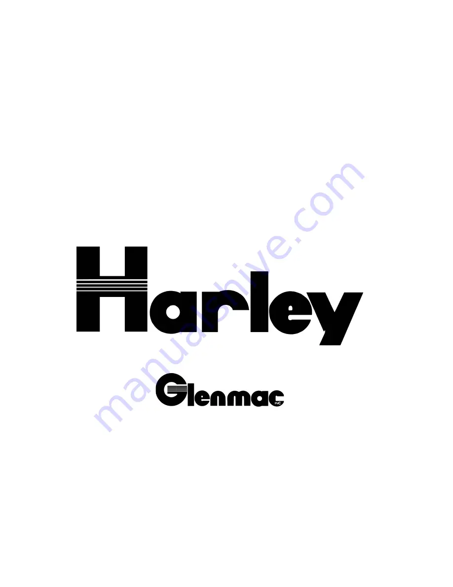 Glenmac Harley T6 Operator'S Manual Download Page 2