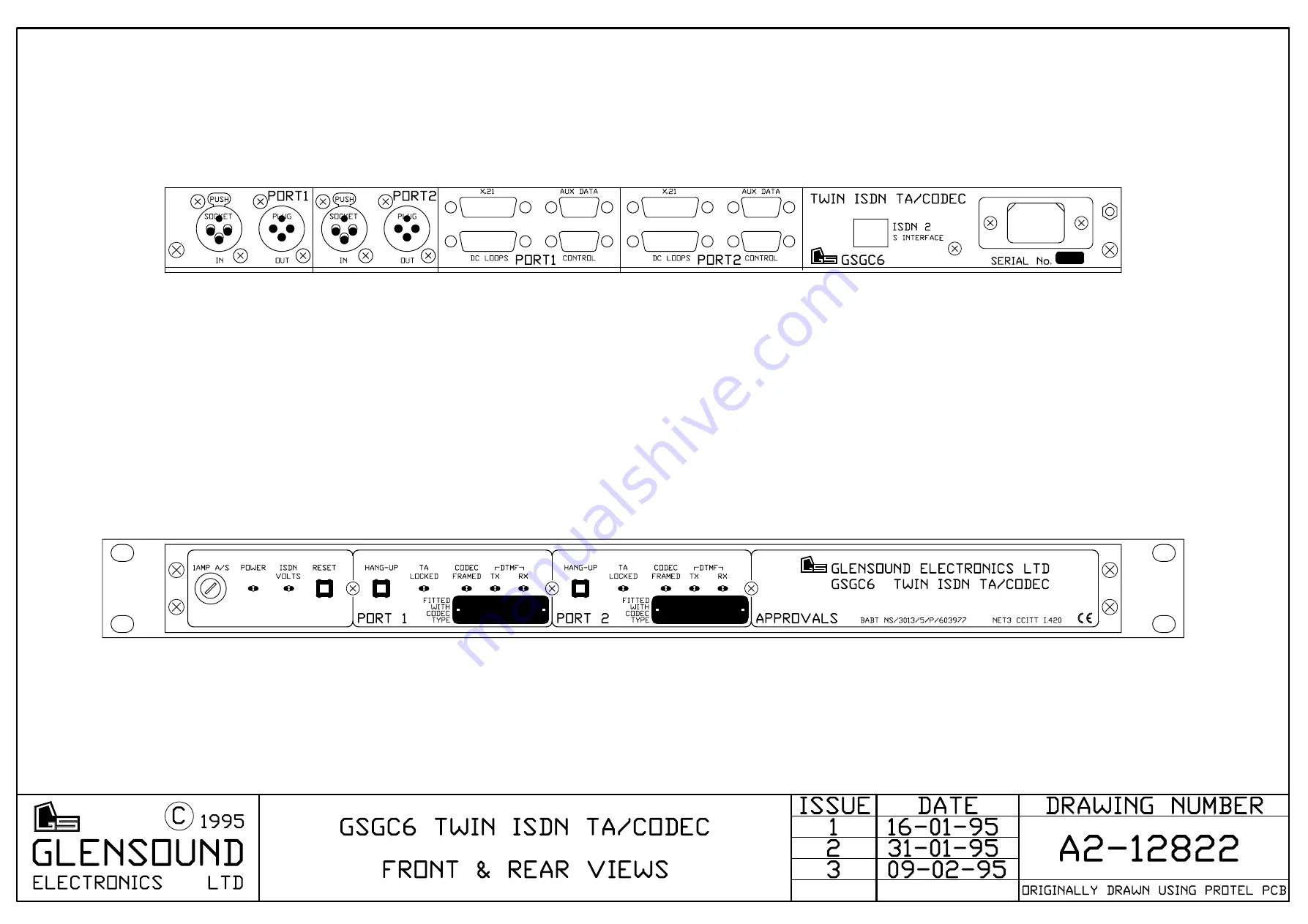 Glensound Electronics ISDN GSGC6 Скачать руководство пользователя страница 5