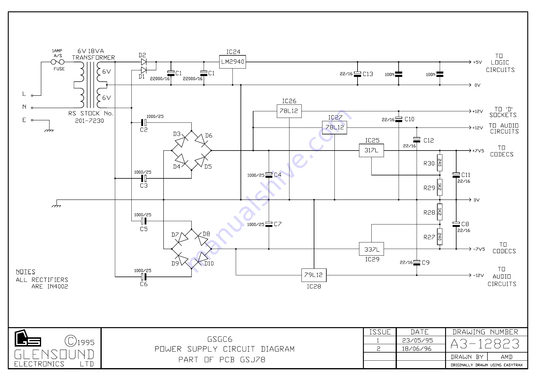 Glensound Electronics ISDN GSGC6 Manual Download Page 9