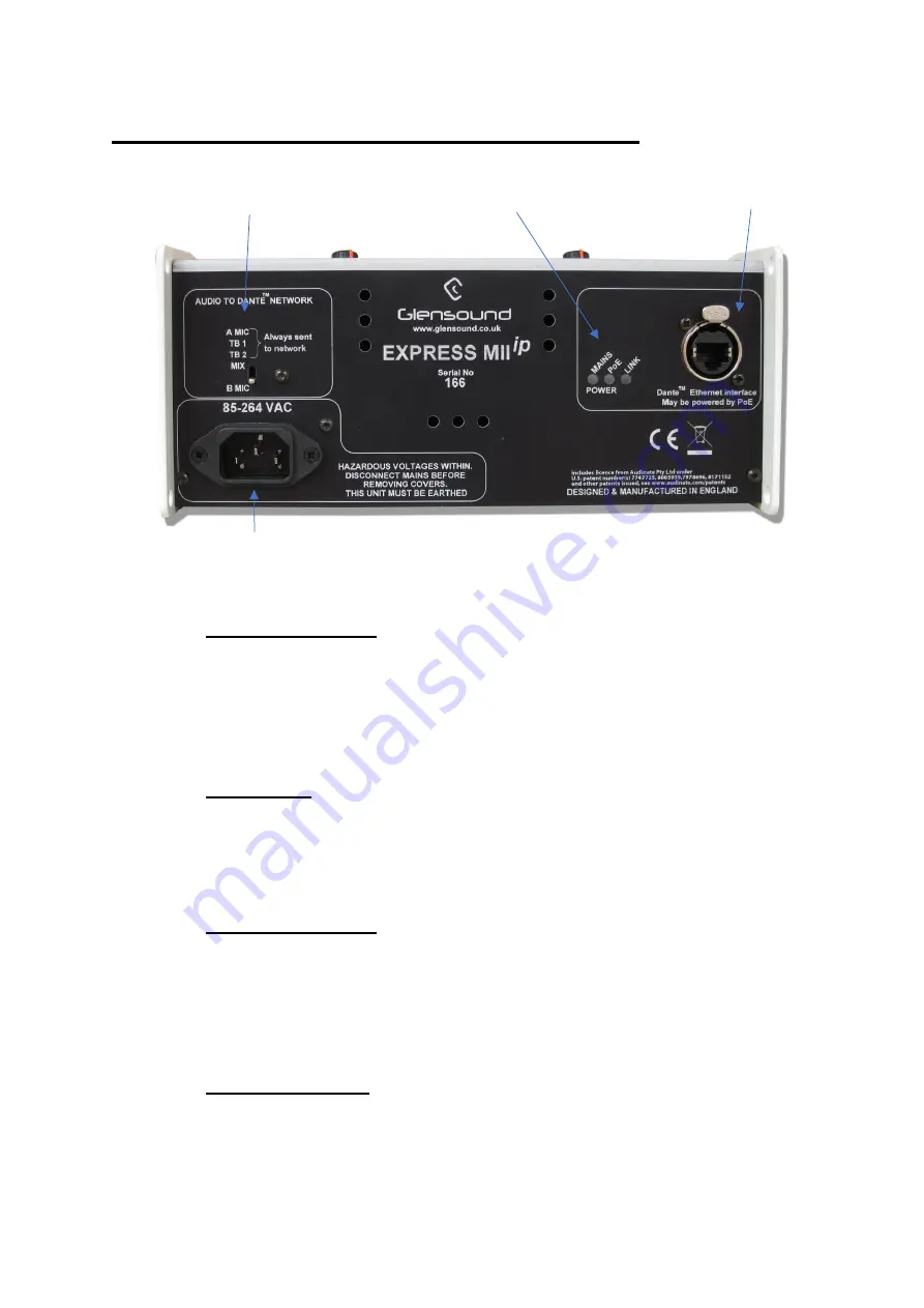 Glensound Express IP MKII Product Details Download Page 11