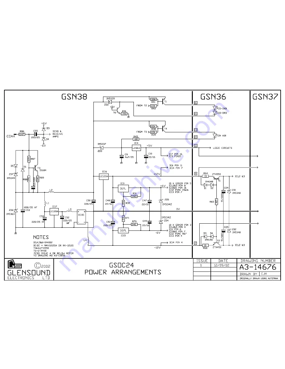 Glensound GSOC24 Скачать руководство пользователя страница 16