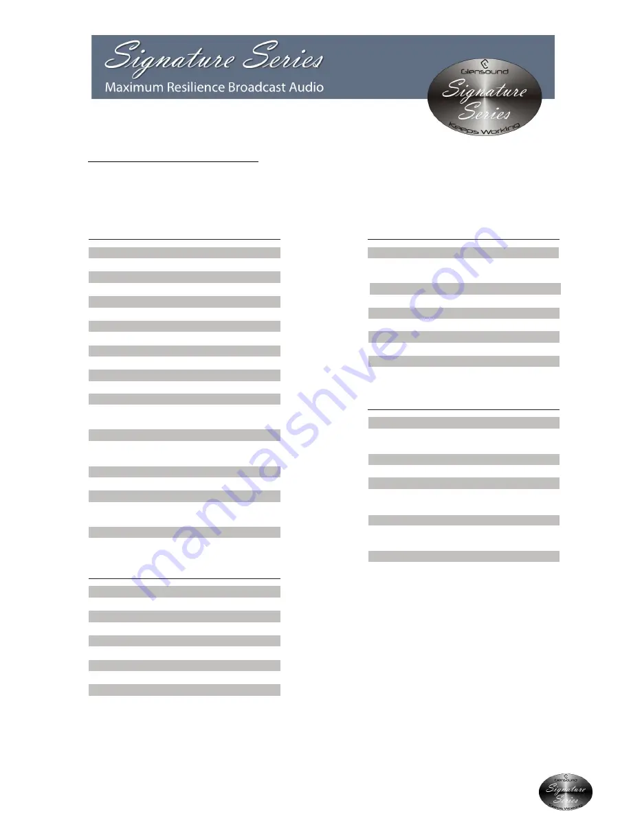 Glensound SD1+ User Manual Download Page 22