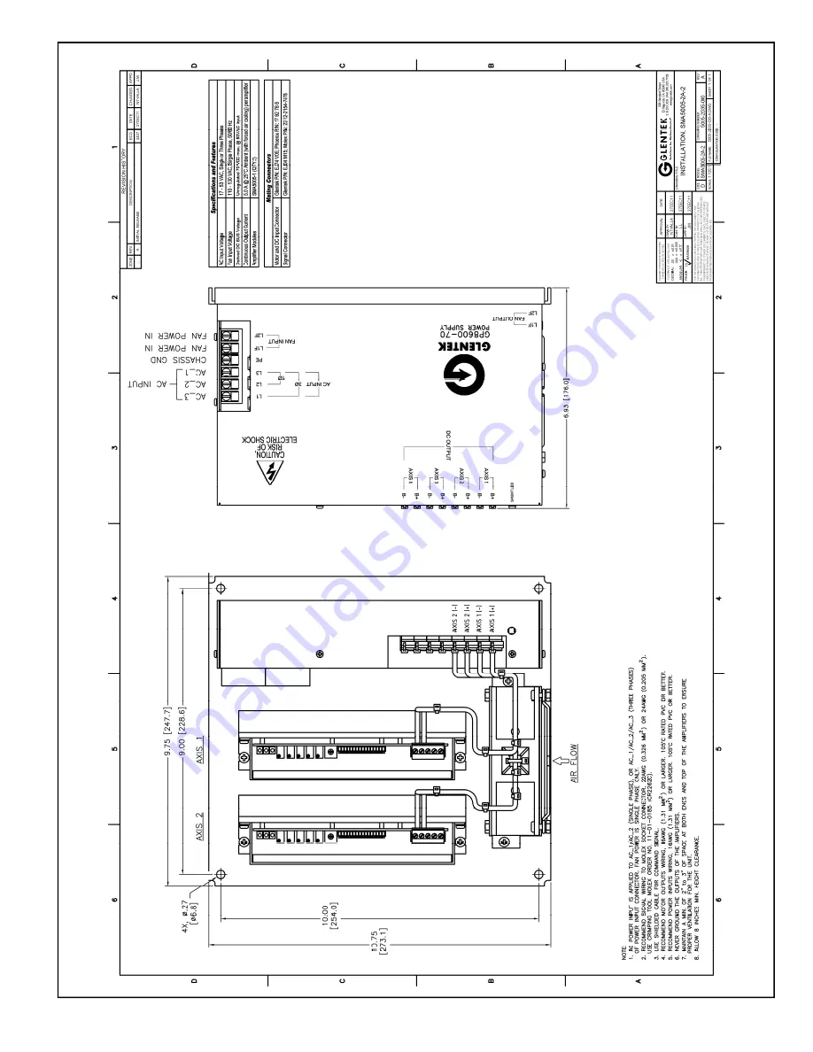 Glentek SMA5005 Operation & Service Manual Download Page 29