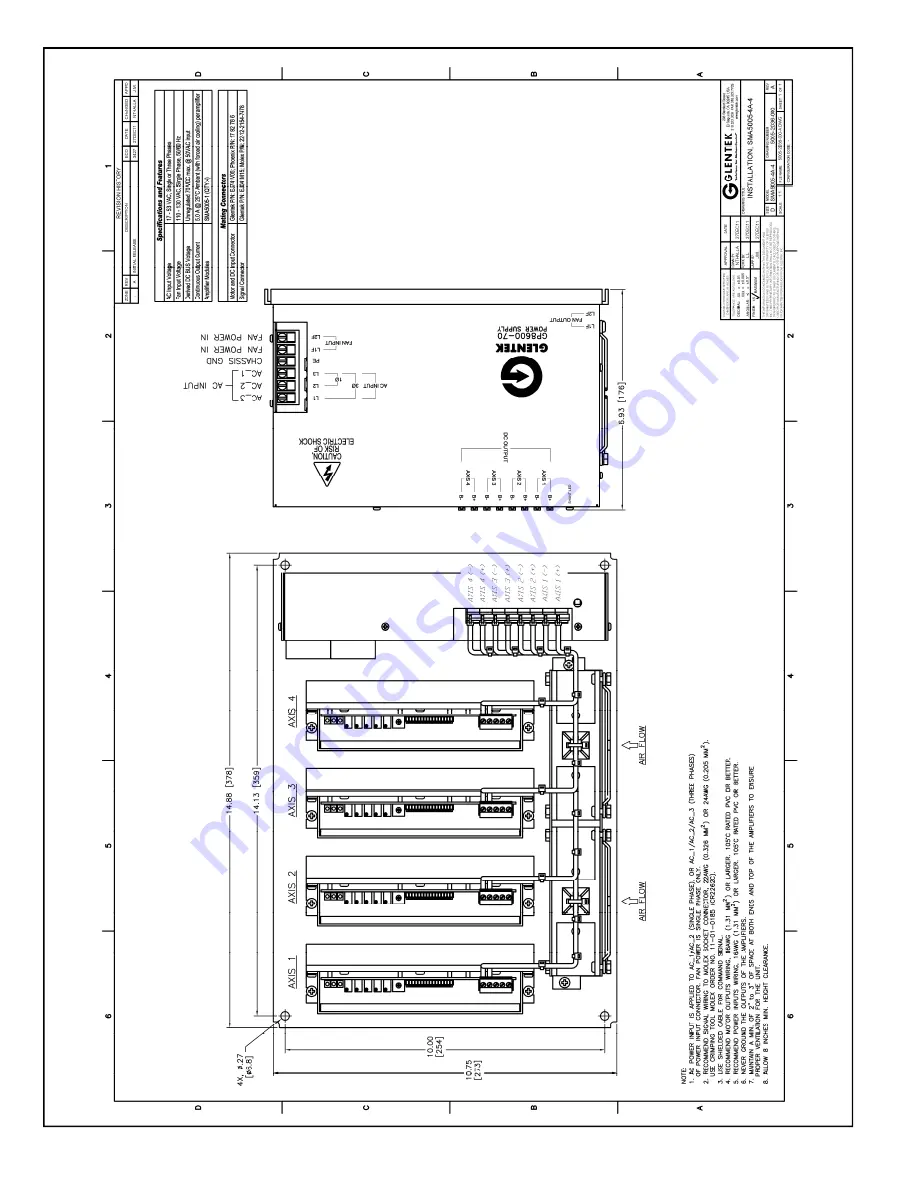 Glentek SMA5005 Operation & Service Manual Download Page 30