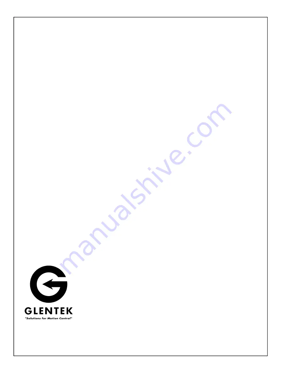 Glentek SMA5005 Operation & Service Manual Download Page 34