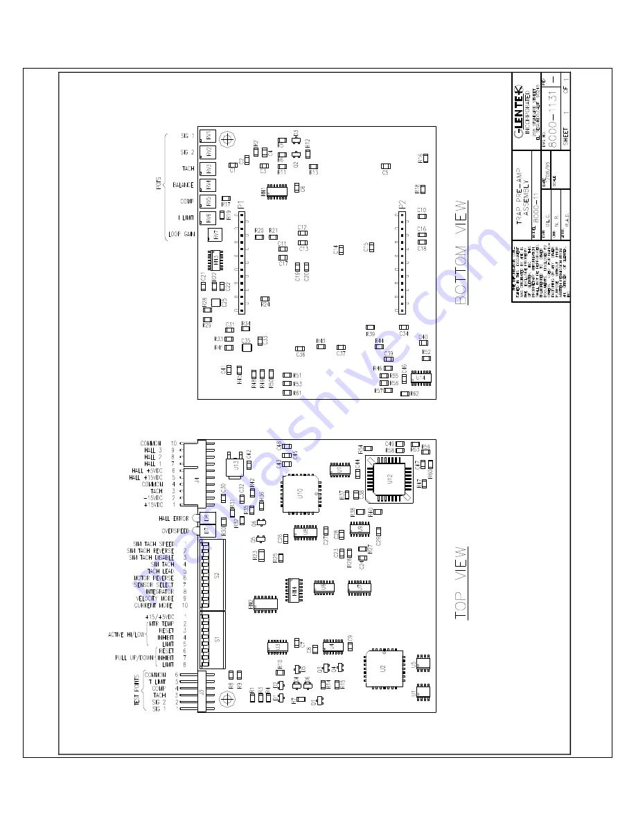 Glentek SMA8105 Operation & Service Manual Download Page 57