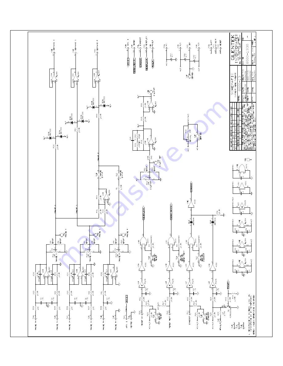 Glentek SMA8105 Operation & Service Manual Download Page 61