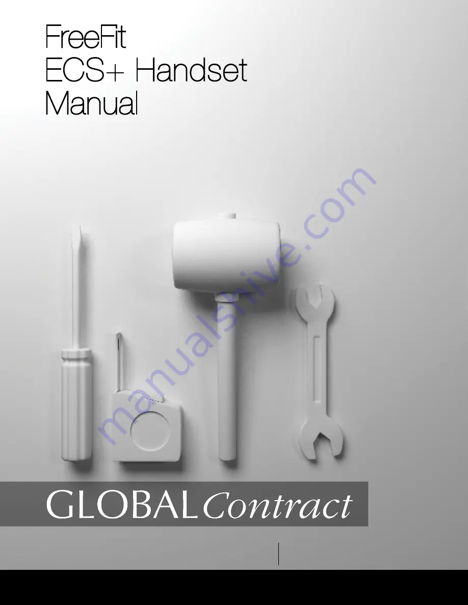 Global Contract FreeFit ECS+ Handset Manual Download Page 1