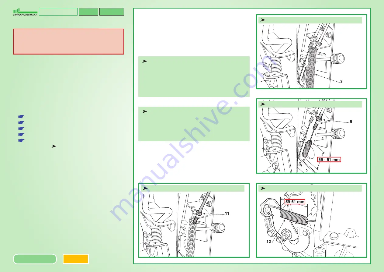 Global garden products MJ66 Workshop Manual Download Page 23