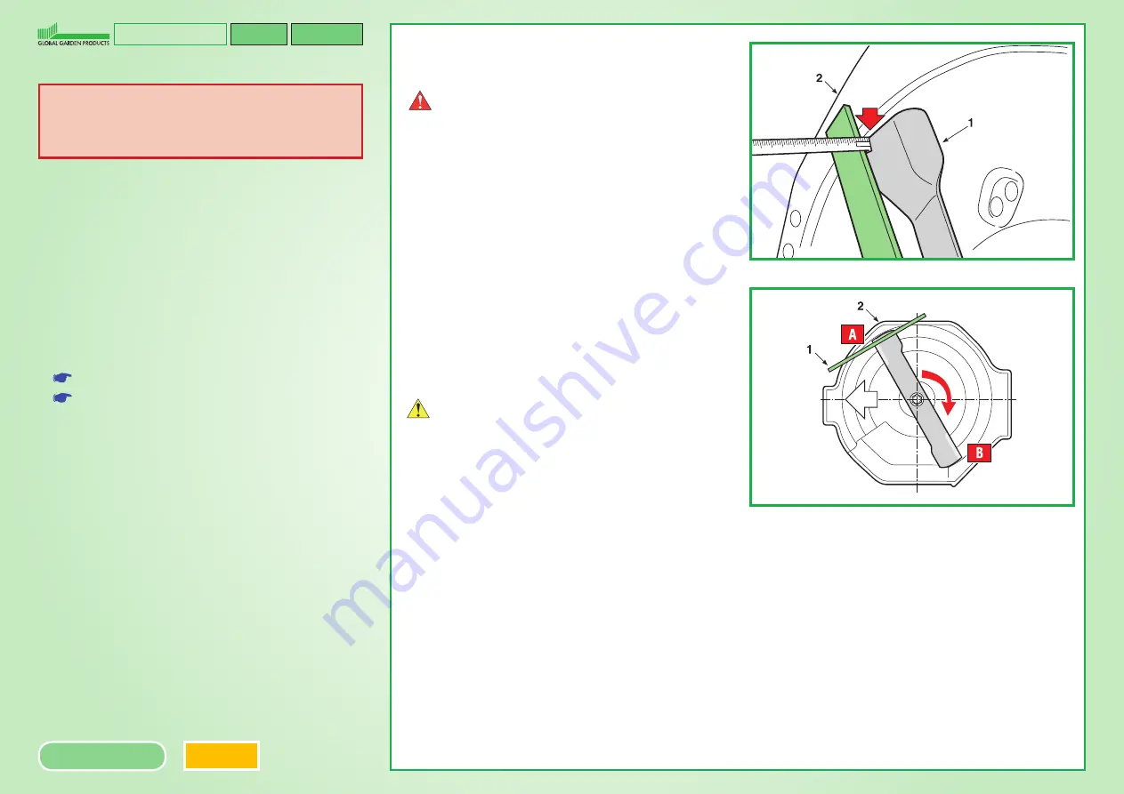 Global garden products MJ66 Workshop Manual Download Page 30