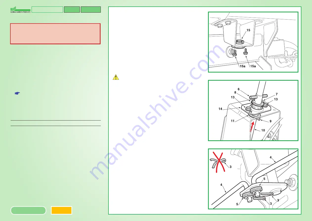 Global garden products MJ66 Workshop Manual Download Page 63