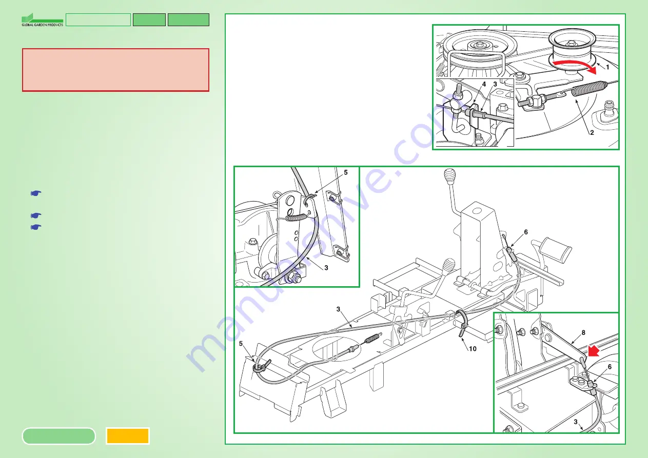 Global garden products MJ66 Workshop Manual Download Page 69