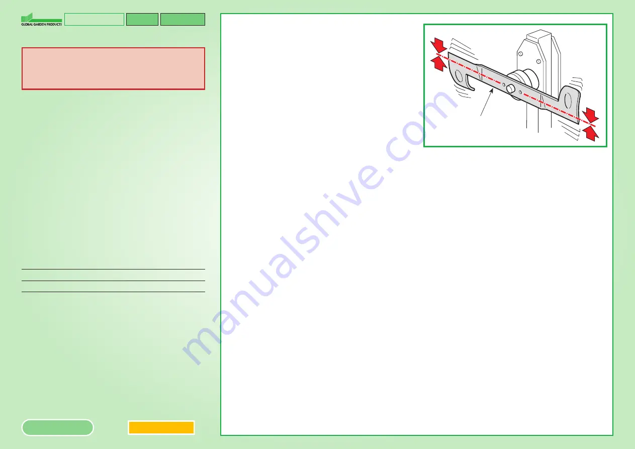 Global garden products N 102 Hy Series Workshop Manual Download Page 34